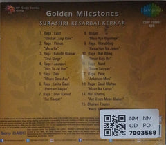 Surashri Kesarbai Kerkar - Golden Milestones (CD)