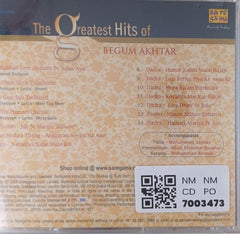 Begum Akhtar - The Greatest Hits of Begum Akhtar (CD)
