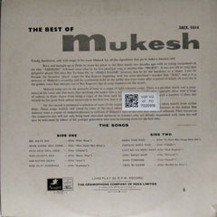 Mukesh - The Best of Mukesh (Vinyl)