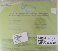 Ustad Allauddin Khan, Ustad Ali Akbar Khan, Pt. Buddhadev Dasgupta, Ustad Amjad Ali Khan - The Best of Sarod (CD)
