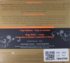 Ustad Amjad Ali Khan - Raga Shahana Raga Bahar (CD)