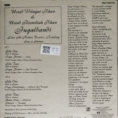 Ustad Vilayat Khan, Ustad Bismillah Khan - Jugalbandi Live At Nehru Centre, Bombay (Vinyl) (2)