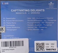 U. Srinivas - Captivating Delights (CD)