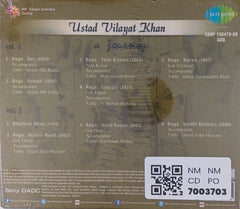 Ustad Vilayat Khan - A Journey: Vol. 1 & 2 (CD) (2)