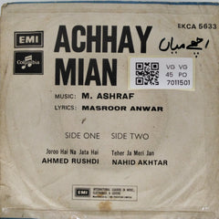 M. Ashraf - Achhay Mian (45-RPM)