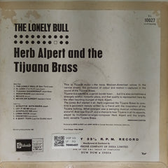 Herb Alpert and the Tijuana Brass - The Lonely Bull (Vinyl)