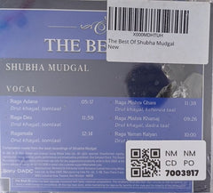 Shubha Mudgal - The Best Of (CD)