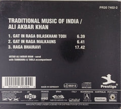 Ali Akbar Khan - Traditional Music of India (CD)