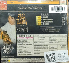 Ustad Amjad Ali Khan - Swar Tarang - Sarod (CD)