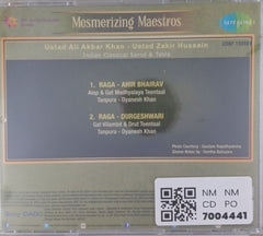 Ustad Ali Akbar Khan, Ustad Zakir Hussain - Mesmerizing Maestros (CD)