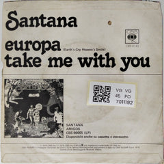 Santana - Europa / Take Me With You (45-RPM)