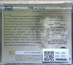 T.M. Krishna - Classic Carnatic Concerts (CD)