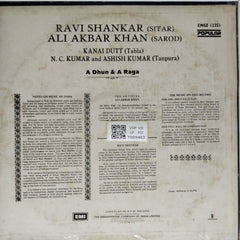 Ravi Shankar, Ali Akbar Khan - Dhun Palas Kafi / Raga Bilashkhani Todi (Vinyl)