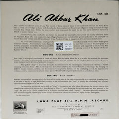 Ali Akbar Khan - Raga - Chandra Nandan / Raga - Bhairavi (Vinyl)