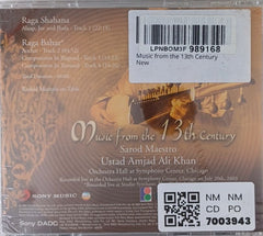 Ustad Amjad Ali Khan - Music from the 13th Century (CD)