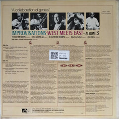 Yehudi Menuhin, Ravi Shankar, Jean-Pierre Rampal - Improvisations - West Meets East - Album 3 (Vinyl)