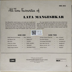 Lata Mangeshkar - All Time Favourites of Lata Mangeshkar (Vinyl)