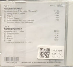 Anton Bruckner - Symphony No. 4 "Romantic" / Symphony No. 2 (CD) (2)