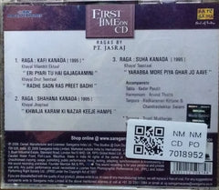 Pt. Jasraj - First Time on CD (CD)
