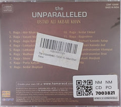 Ustad Ali Akbar Khan - the UNPARALLELED (CD)