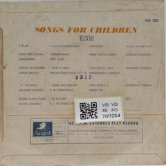 Various - Songs for Children (45-RPM)