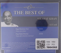 Vilayat Khan - The Best Of (CD)