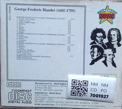 George Frederic Handel - Concerti Grosso "Watermusic Suites" No's 1, 2, 3 Largo from "Xerxes" (CD)