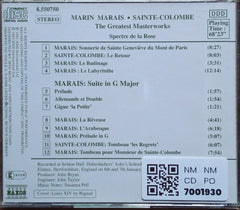 Marin Marais, Sainte-Colombe - The Greatest Masterworks (CD)