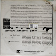 Pannalal Ghosh - Great Master - Great Music (Vinyl)