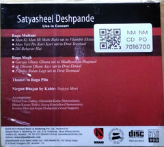 Satyasheel Deshpande - Live in Concert (CD)