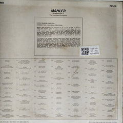 Gustav Mahler, The Americana Symphony, Eugene Ormandy - Symphony No. 1 (Vinyl)