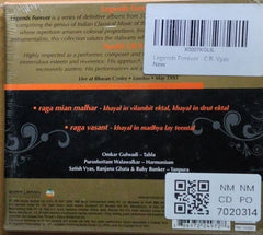 Pandit C.R. Vyas - Legends Forever (CD)