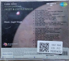 Jagjit Singh, Chitra Singh - Come Alive in a Live Concert with Jagjit & Chitra Singh (CD) (2)