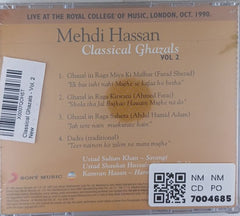 Mehdi Hassan - Classical Ghazals Vol 2 (CD)