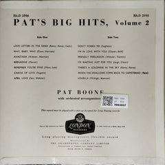 Pat Boone - Pat's Big Hits Volume 2 (Vinyl)