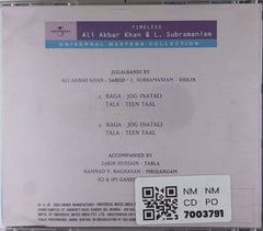 Ali Akbar Khan, L. Subramaniam - Timeless (CD)