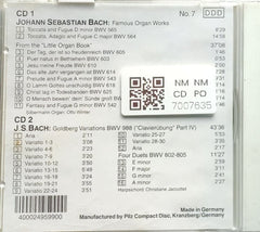 Johann Sebastian Bach - CD1: Famous Organ Works CD2: Goldberg Variations (CD) (2)
