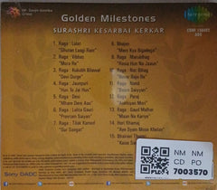Surashri Kesarbai Kerkar - Golden Milestones (CD)