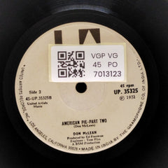 Don McLean - American Pie (45-RPM)