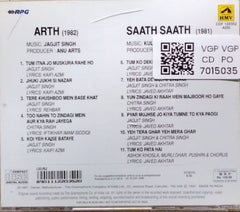 Jagjit Singh, Kuldip Singh, Chitra Singh - Saath Saath / Arth (CD)