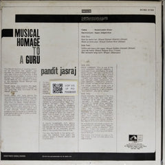 Pandit Jasraj - Musical Homage to a Guru (Vinyl)