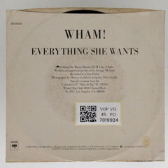 Wham! - Everything She Wants (45-RPM)