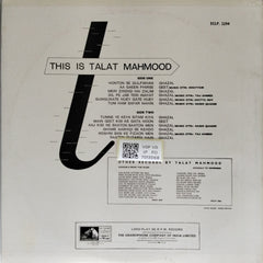 Talat Mahmood - This is Talat Mahmood (Vinyl)