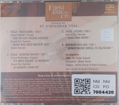 Pt. Vidyadhar Vyas - First Time on CD (CD)