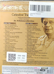 Dr. M. Balamuralikrishna - Celestial Treasure (CD)