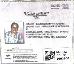 Pt. Kumar Gandharva - Vocal (CD)