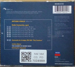 Antonio Vivaldi, Andrew Manze, The Academy of Ancient Music, Christopher Hogwood - Violin Concertos, op.6 (CD)
