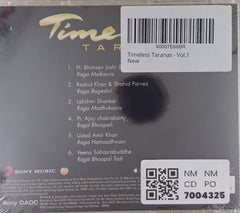 Pt. Bhimsen Joshi, Balamurali Krishna, Ustad Rashid Khan, Ustad Shahid Parvez, Pt. Ajoy Chakrabarty, Ustad Amir Khan, Lakshmi Shankar, Veena Sahasrabuddhe - Timeless Taranas Vol. 1 (CD)