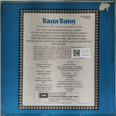 Ravi Shankar, Pannalal Ghosh, Ali Akbar Khan, Vilayat Khan, Bismillah Khan, Shiv Kumar Sharma, Hari Prasad Chaurasia, Brij Bhushan Kabra, Swami Pagal Das, Vijaya Raghava Rao, Orchestra, Chitti Babu - Raga Rang (Vinyl)