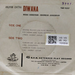 Shankar Jaikishan - Diwana (45-RPM)